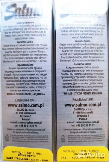 Salmo Hornet 4F - D/HBS/UVO/BLI/VKE