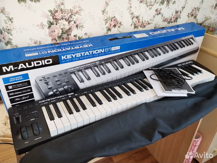 Midi клавиатура m audio keystation 61 mk3