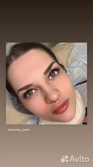 Наращивание ресниц на дому