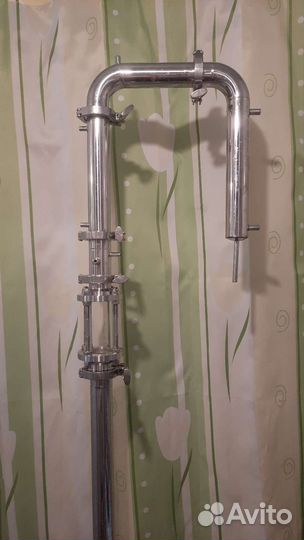 Ректификационная колонна + дистилятор