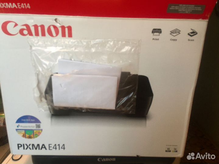 Новый струйный принтер Canon E 414