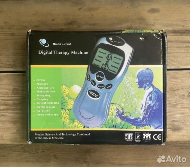 Миостимулятор массажер с 4 электродами