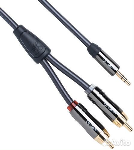 Кабель Jack Mini (3.5 mm) - 2RCA QED 1.5m QE6500