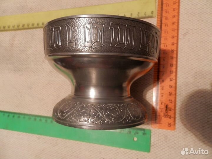 Чаша олово конфетница