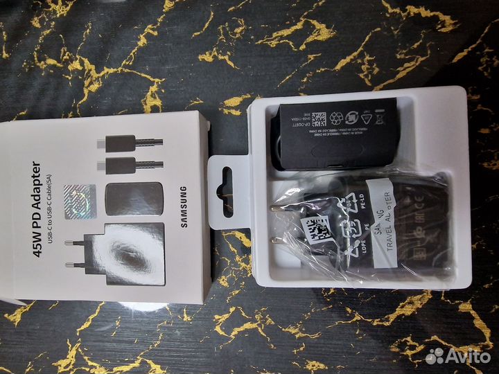 Быстрая зарядка 45W Super fast charging Samsung