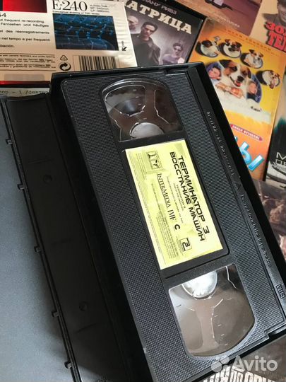 Видеокассеты VHS Терминатор, Матрица и тд