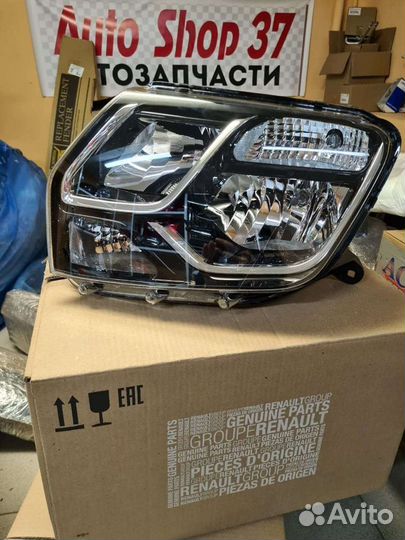 Фара LH Renault Duster рестайлинг 2015