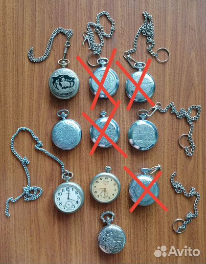 Карманные часы разные
