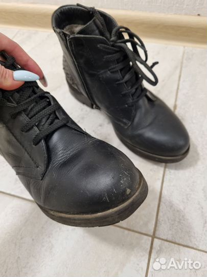 Кожаные полусапоги 36 размер