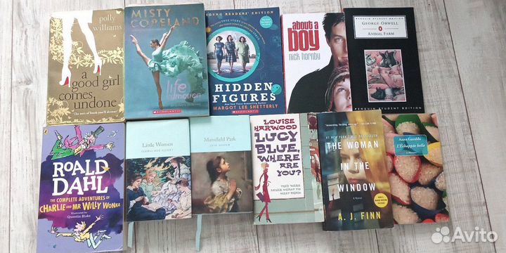 Книги на английском и французском для взрослых