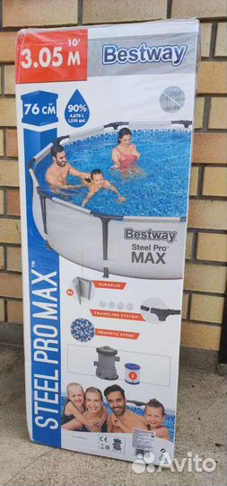 Каркасный бассейн Bestway 305x76 фильтр-насос