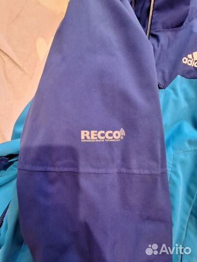 Куртка демисезонная мужская adidas синяя 48