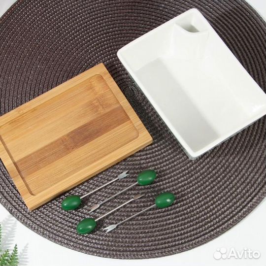 Блюдо на подставке «Дом там, где радость», 15,5 х