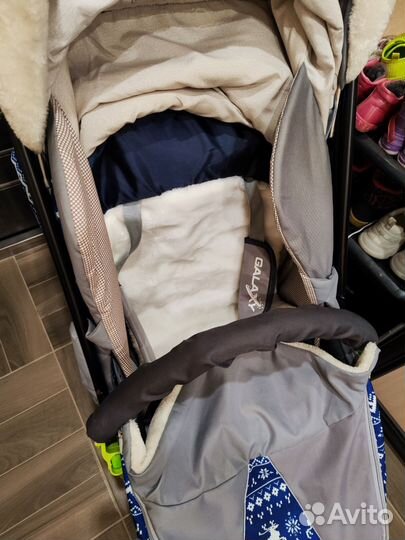 Детские санки коляска