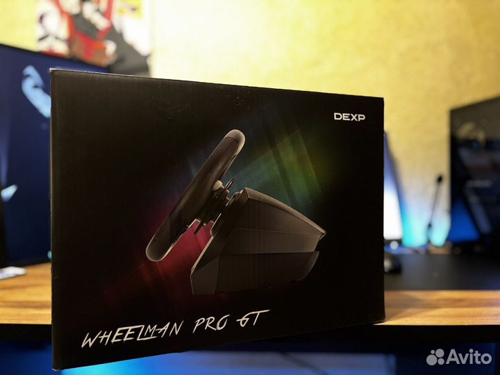 Игровой руль dexp wheelman pro gt