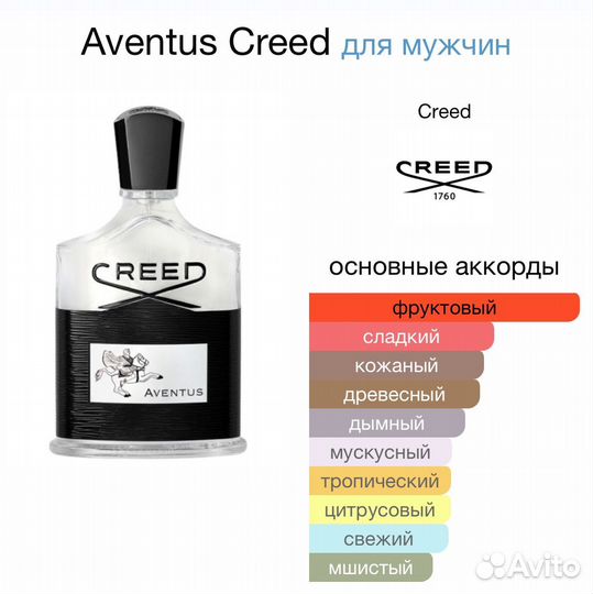 Духи Aventus Creed, мужские, распив