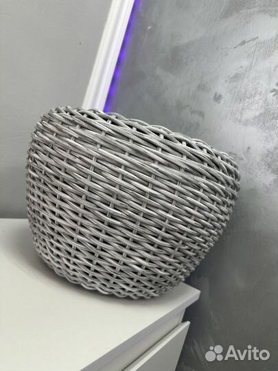 Кашпо из ротанга 12 литров