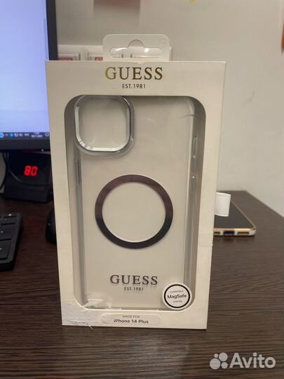 Чехол Guess iPhone 14 plus magsafe