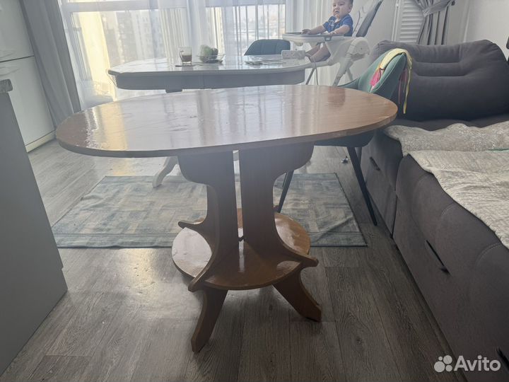 Кухонный стол бу круглый