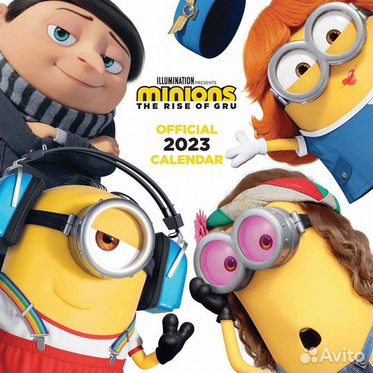 Настенный Календарь Оригинальный Minions 2023 Cale