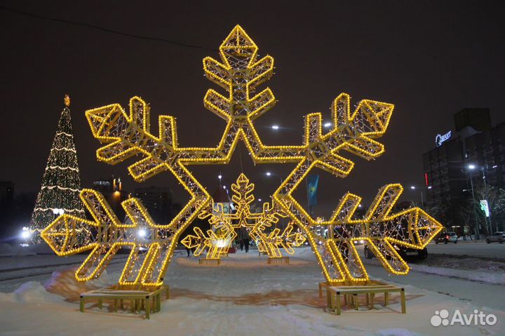 Световая фигура Арка Новогодняя