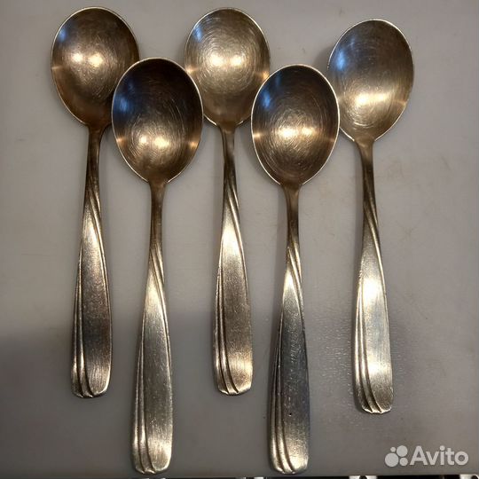 20 мельхиоровых столовых приборов СССР набором