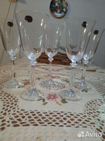 Фужеры богемия чехия