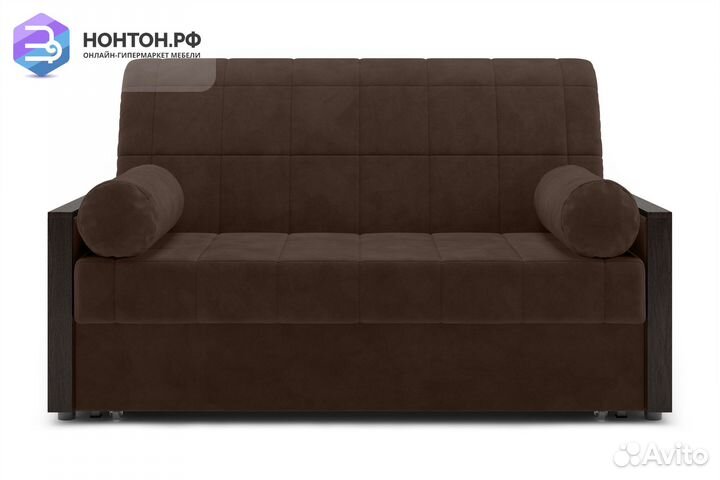 Диван аккордеон Милена коричневый