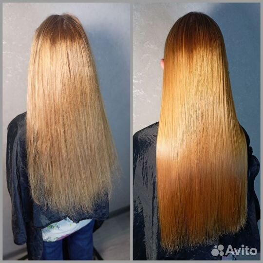 Кератиновое выпрямление и ботокс волос