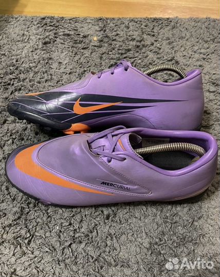 Бутсы шиповки nike mercurial vapor glide tf 9 US