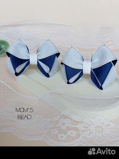 Школьные бантики ручной работы