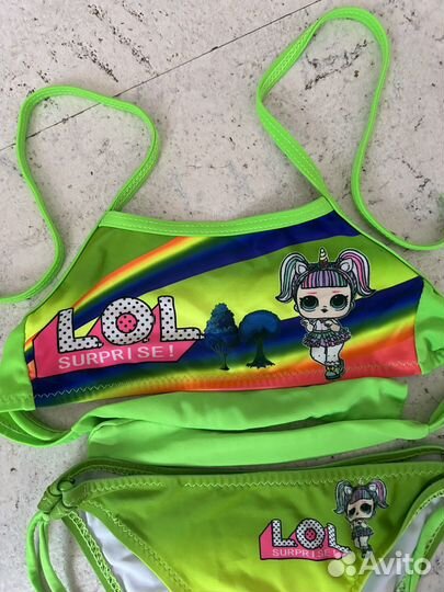 Купальник Lol для девочки на 3-4года