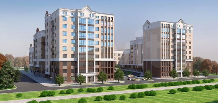 2-к. квартира, 70,4 м², 4/8 эт.