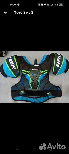 Нагрудник хоккейный bauer jr