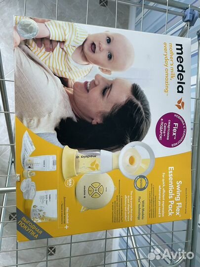 Молокоотсос medela swing flex электрический