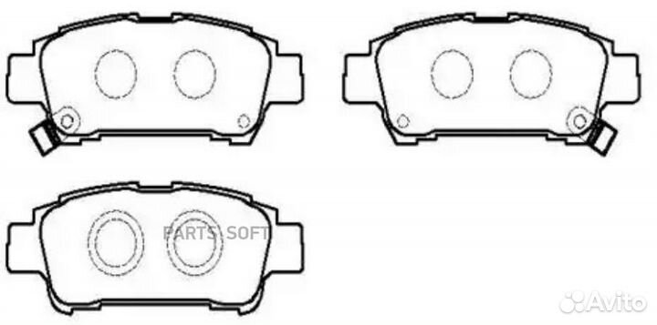 HSB HP5207 Колодки тормозные дисковые