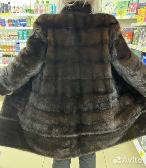 Шуба норковая поперечка