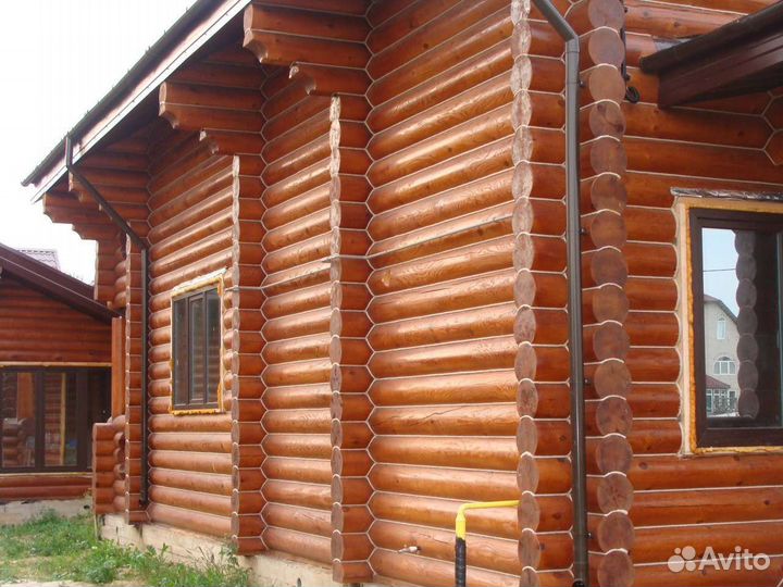 Конопатка на качество Шлифовка домов Покраска