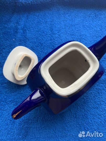 Заварочный чайник, СССР Гжель