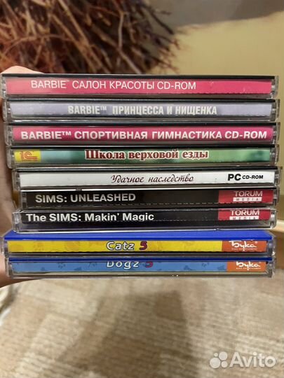 Cd диски с играми и программами