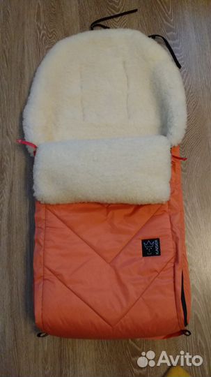 Kaiser Dublas конверт из натуральной белой овчины