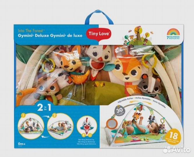 Развивающий коврик tiny love сказочный лес