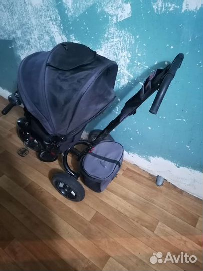 Детский велосипед с ручкой бу