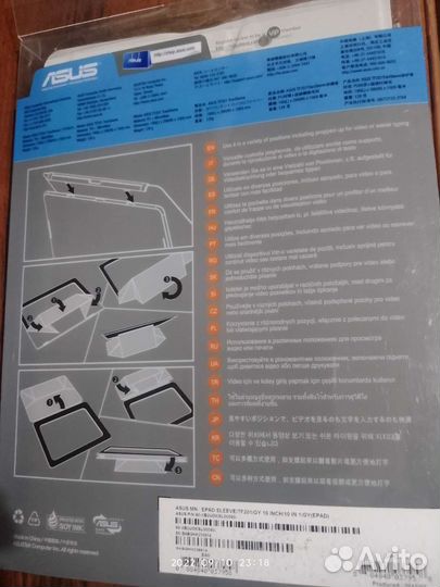 Чехол на планшет asus