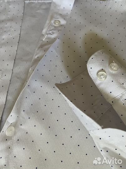 Рубашка белая 116-122 для мальчика