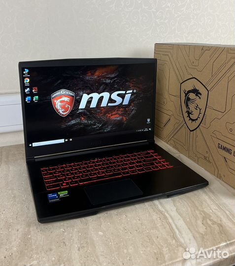 Игровой MSI GF63 Thin (i5-12450H/ RTX 3050/ 16 гб)