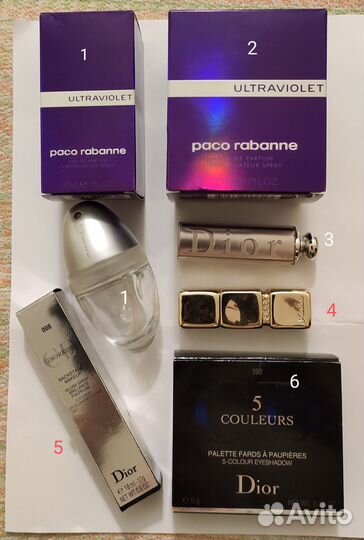 Dior,Guerlan,Paco Rabanne