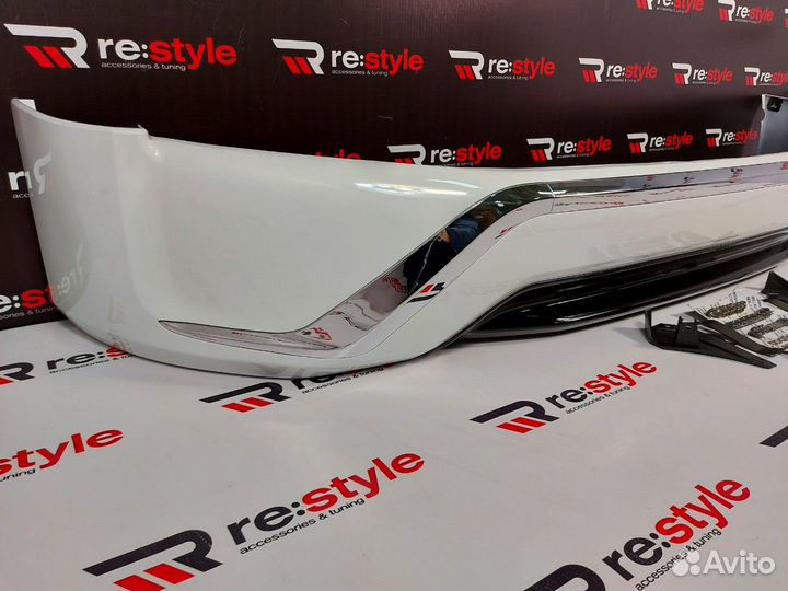 Передняя губа Toyota Land Cruiser 200 R2383