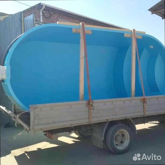 Бассейн овальный полипропиленовый от производителя