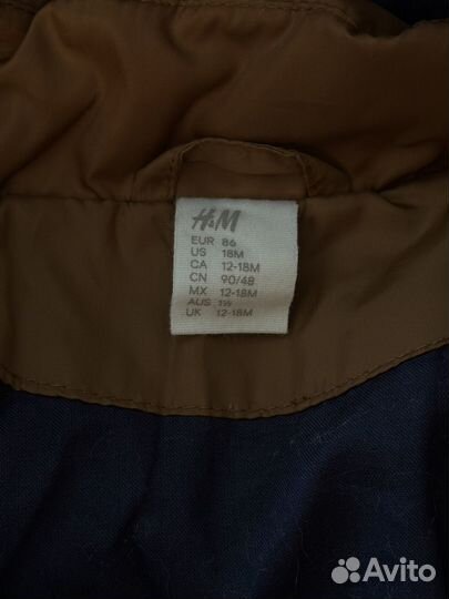 Куртка h&m детская 86 р-р